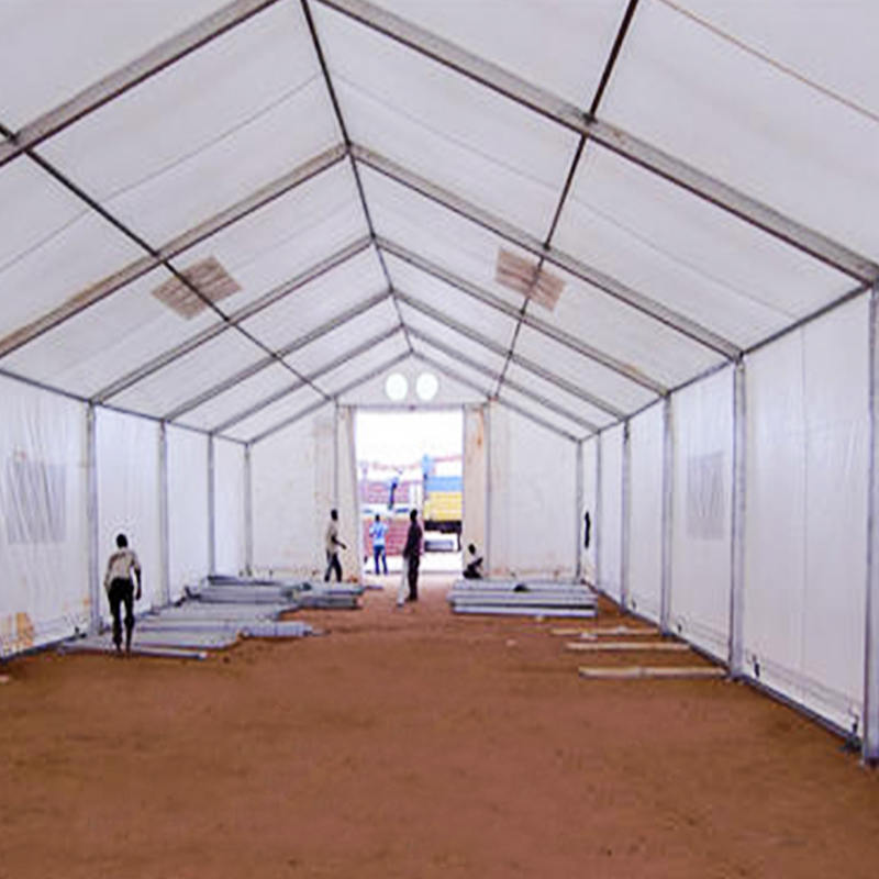 Unidades de armazenamento móveis de tenda de armazenamento flexível durável padrão IFRC/CICV/WFP/IOM 10x32m (MSU)