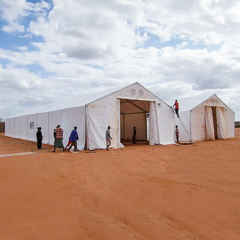 Unidades de armazenamento móveis de tenda de armazenamento flexível durável padrão IFRC/CICV/WFP/IOM 10x32m (MSU)