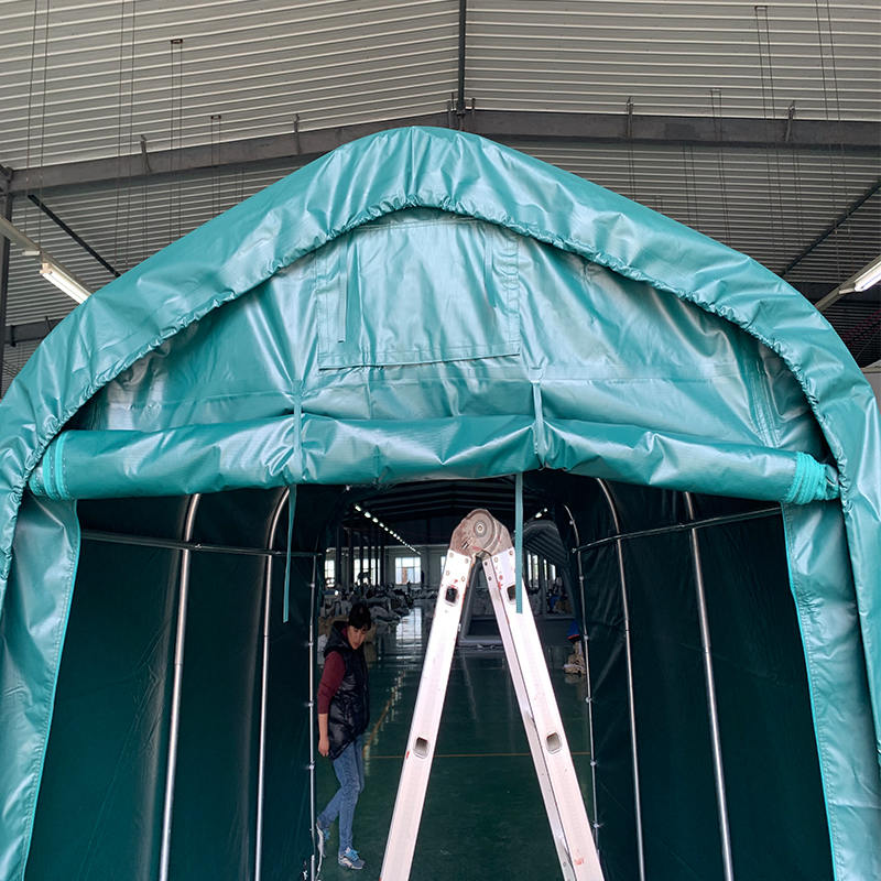 Porta portátil para carro com dossel de PVC à prova de chuva 2.4x3.6