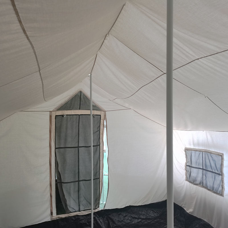 Tenda familiar dobrável para todos os climas padrão do CICV IFRC ACNUR para 5 pessoas