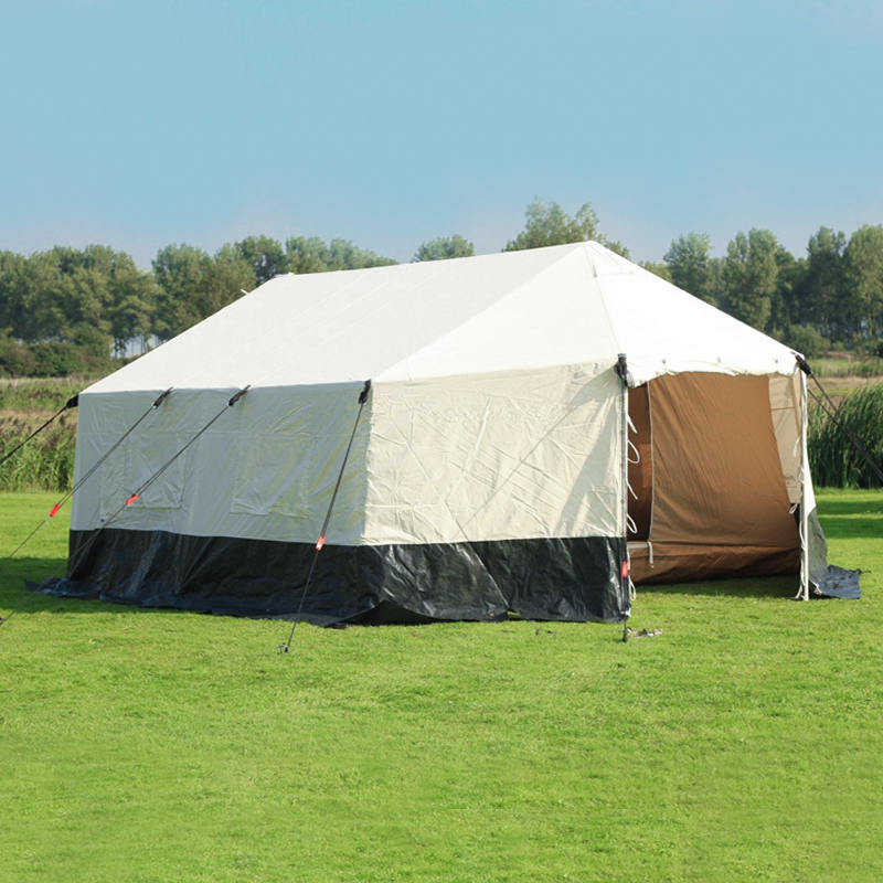 Tenda familiar dobrável para todos os climas padrão do CICV IFRC ACNUR para 5 pessoas