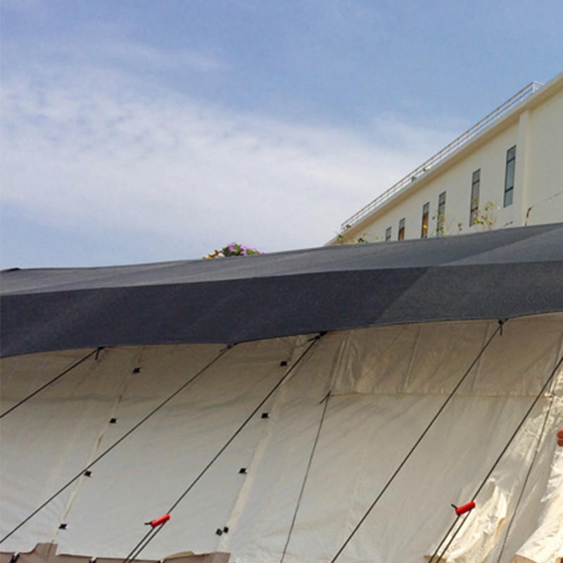 Tenda base de barraca multiuso padrão MSF/CICV/IFRC de 45m² usada para escolaridade, escritório, clínica