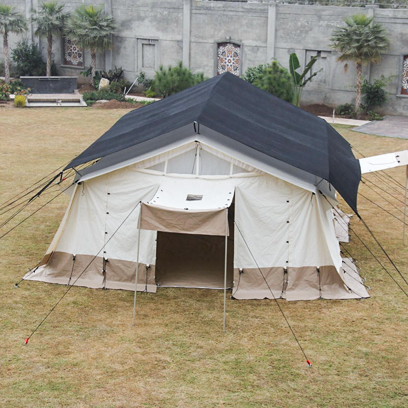Tenda base para abrigos multiuso padrão CICV/IFRC de 33,6 m²