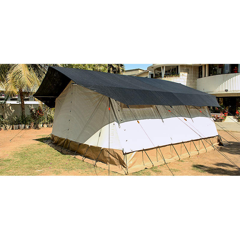 Tenda base para abrigos multiuso padrão CICV/IFRC de 33,6 m²