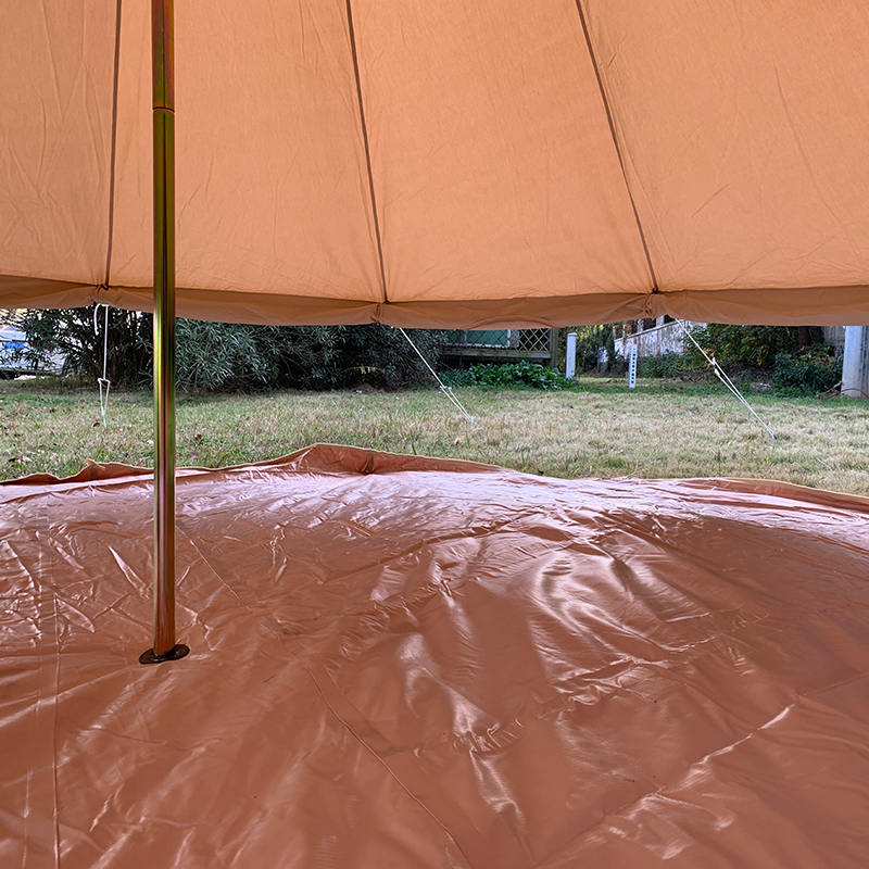 Tenda de sino de lona de 4 m para 4 pessoas para acampamento familiar