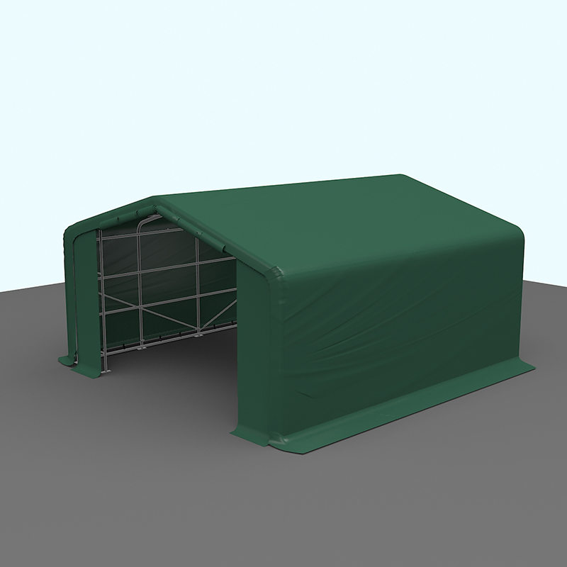 barraca provisória inteiramente galvanizada salão do armazém da estrutura de aço de 6X6 2.6m Sideheight