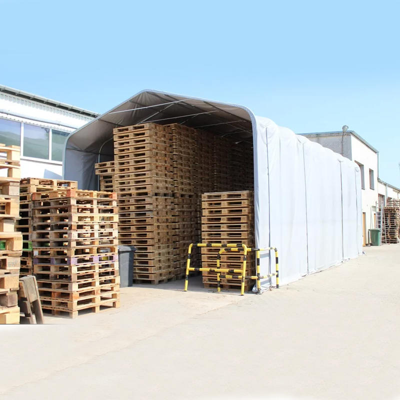 abrigo resistente UV do sol da barraca da máscara do armazém de 8X12 4m Sideheight