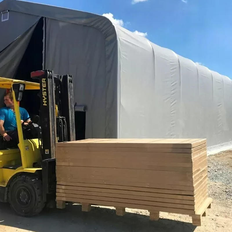 abrigo resistente UV do sol da barraca da máscara do armazém de 8X12 4m Sideheight