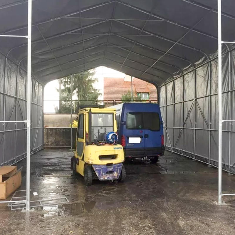abrigo resistente UV do sol da barraca da máscara do armazém de 8X12 4m Sideheight