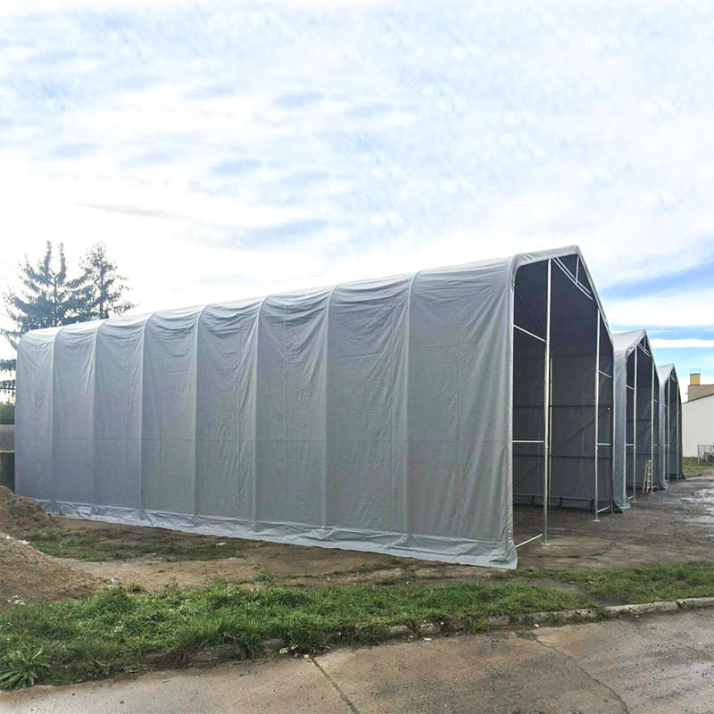 abrigo resistente UV do sol da barraca da máscara do armazém de 8X12 4m Sideheight