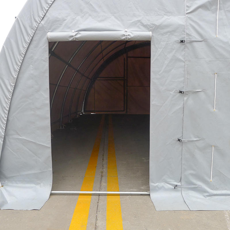 Tenda de armazenamento em arco 9x12mx4,5, salão de tenda em arco redondo