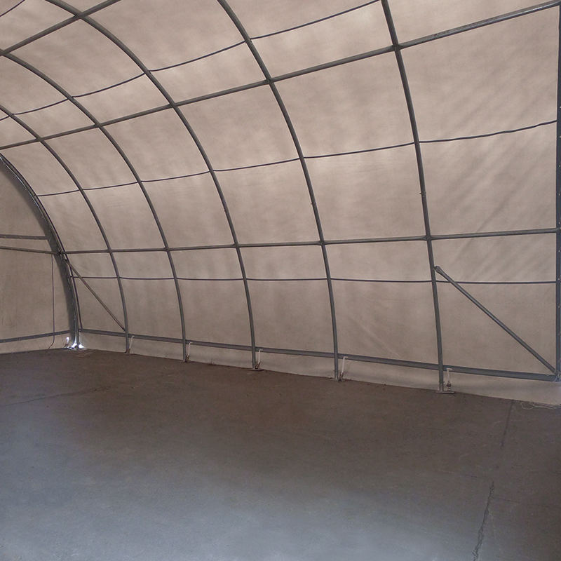 Tenda de armazenamento em arco 9x12mx4,5, salão de tenda em arco redondo