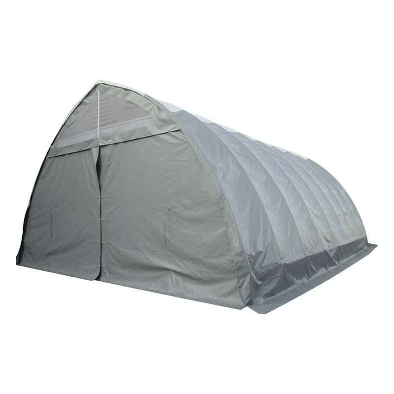 Tenda de armazenamento em arco de seta 9x12m, salão de tenda semicircular
