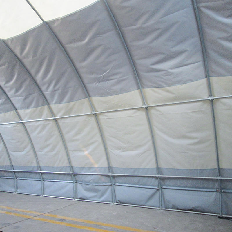 Tenda de armazenamento em arco de seta 9x12m, salão de tenda semicircular