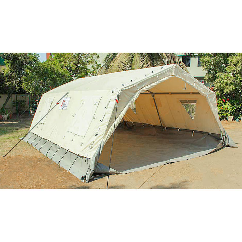 Tenda de dispensário multifuncional padrão IFRC de 27,5 m²