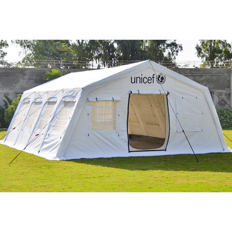 Tenda Huggy multiuso padrão 42m² padrão UNICEF