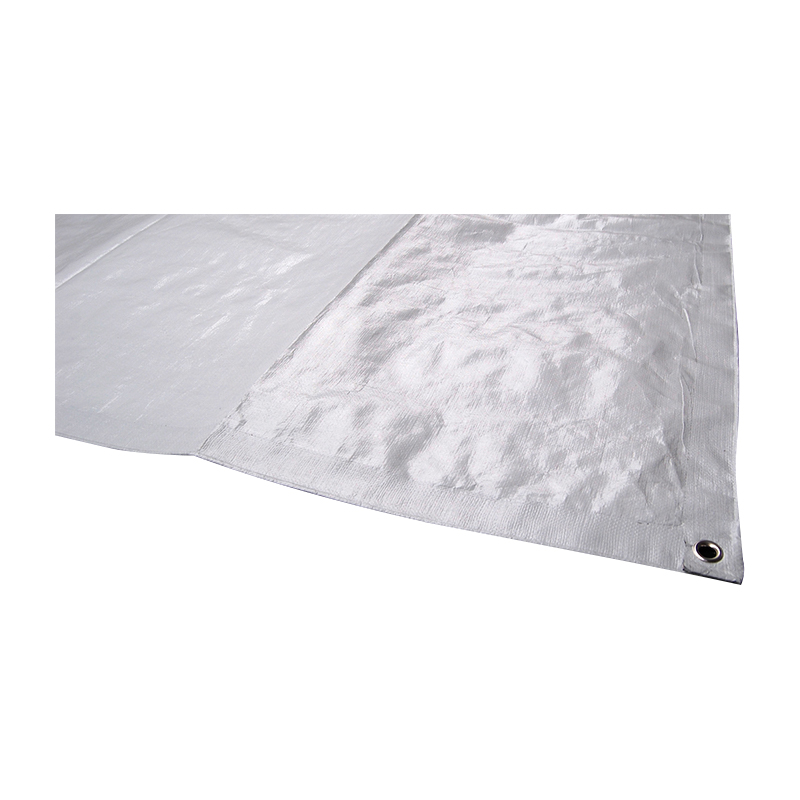 Lona plástica preta tecida HDPE 4x50m