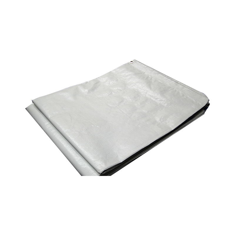 Lona plástica preta tecida HDPE 4x50m