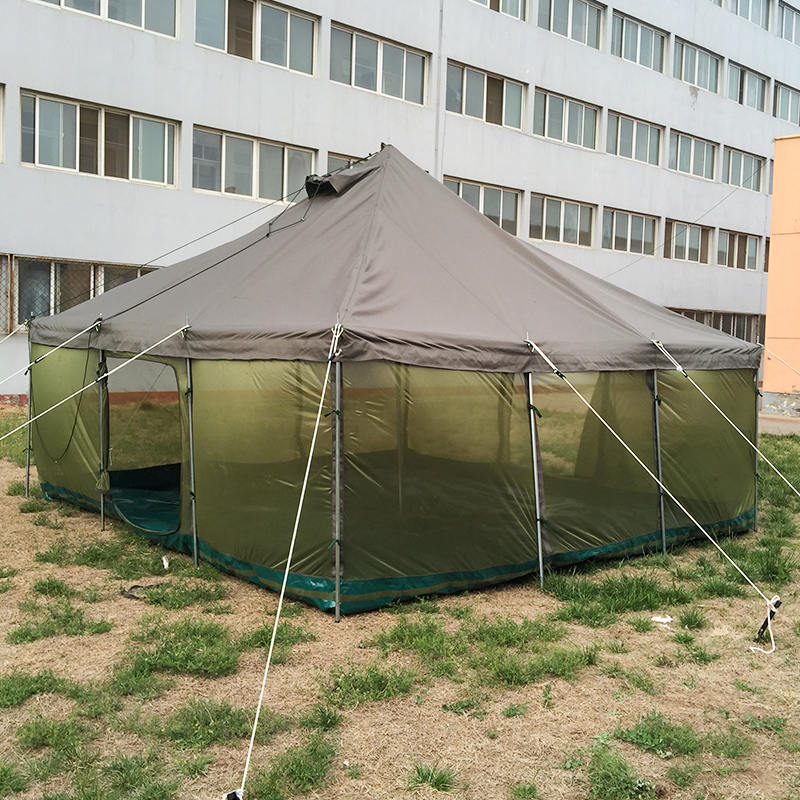 Tenda de Pólo Militar 4,8x4,8m - Tipo Tropical