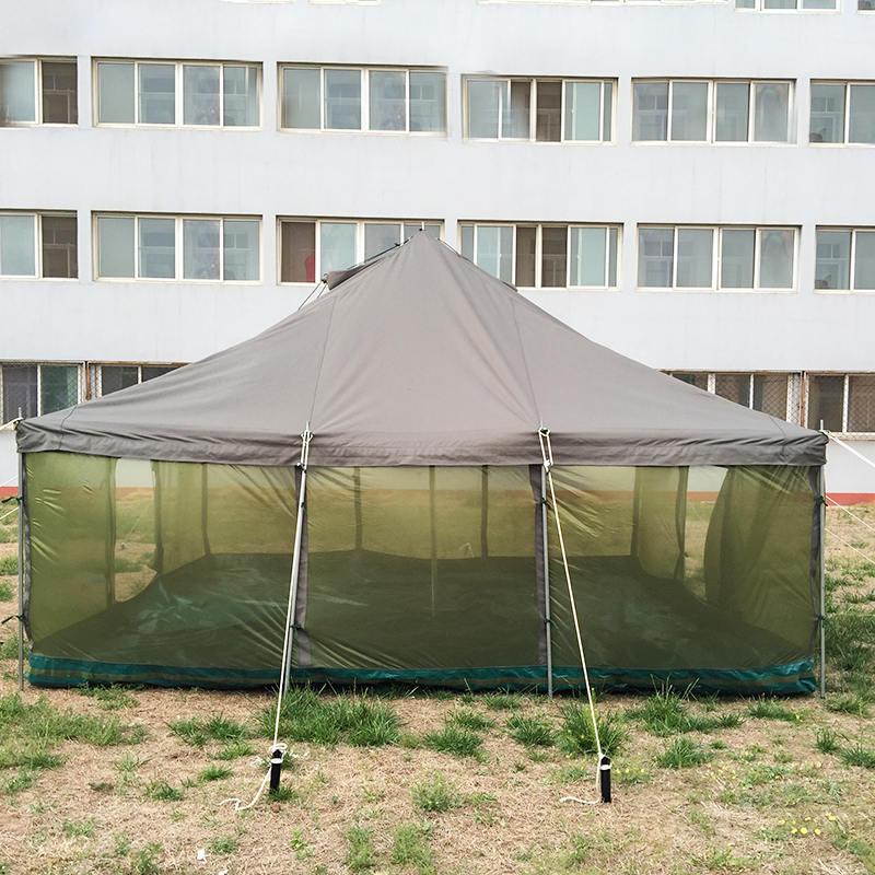 Tenda de Pólo Militar 4,8x4,8m - Tipo Tropical