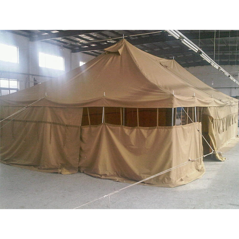 Tenda de lona militar de uso geral 5x10m com teto de quadril