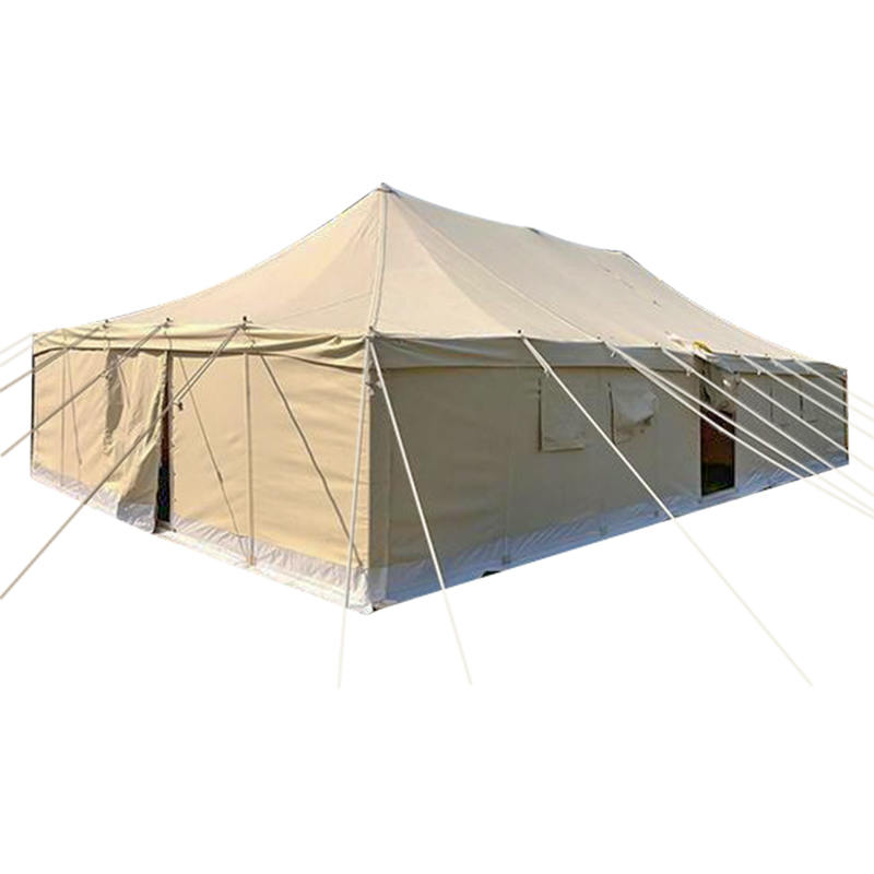 Tenda de lona militar de uso geral 5x10m com teto de quadril