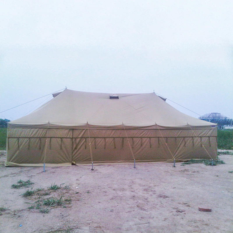Tenda de lona militar de uso geral 5x10m com teto de quadril