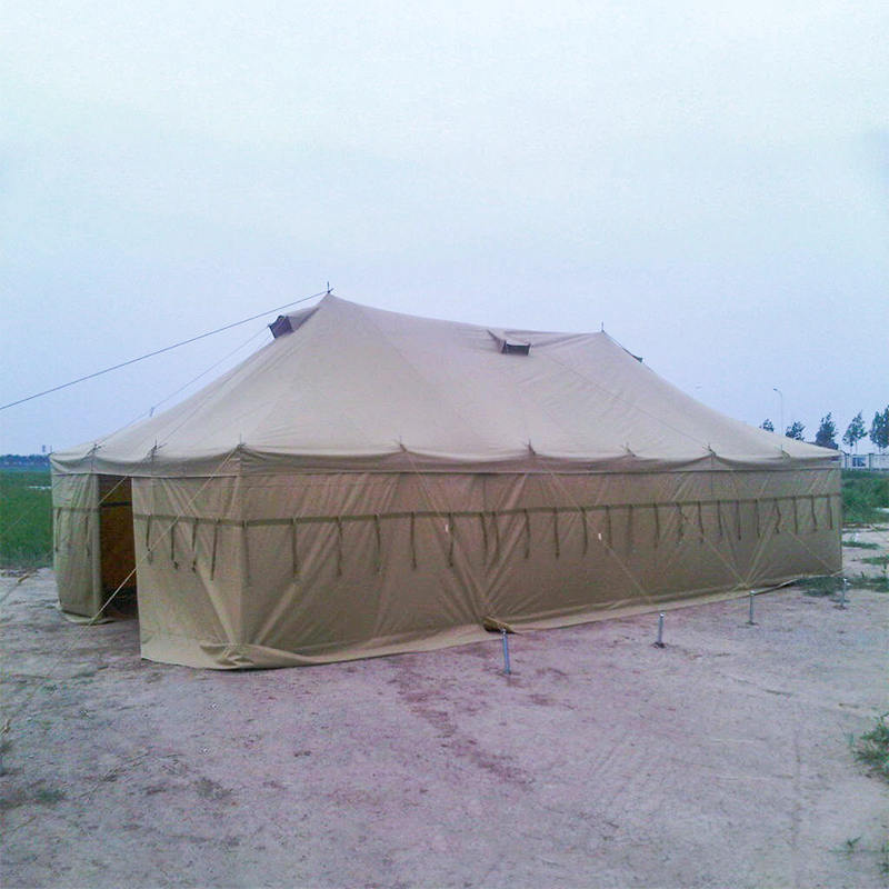 Tenda de lona militar de uso geral 5x10m com teto de quadril