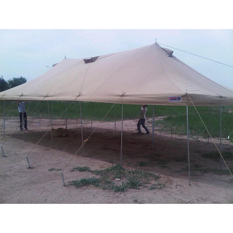 Tenda de lona militar de uso geral 5x10m com teto de quadril