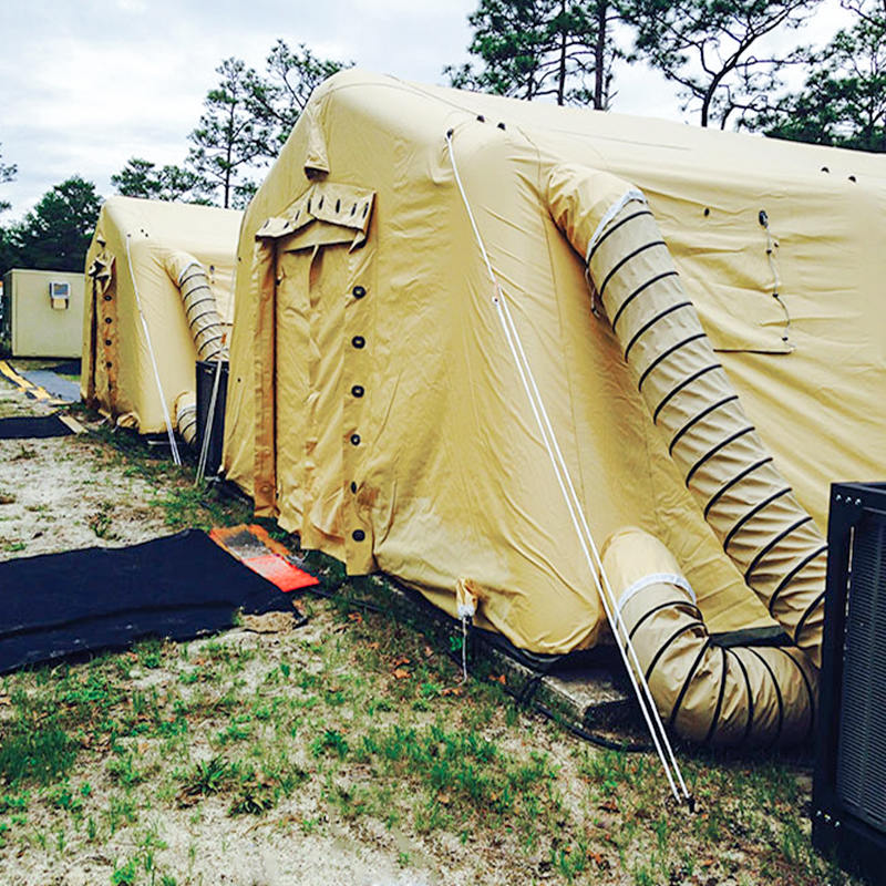 abrigos infláveis de baixa pressão da implantação rápida pequena multiuso de 5.6x5.15m