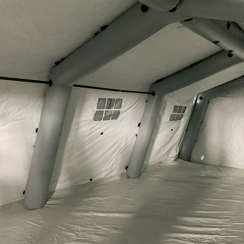 Barraca inflável de implantação rápida média multiuso de baixa pressão 5,6x7,55m