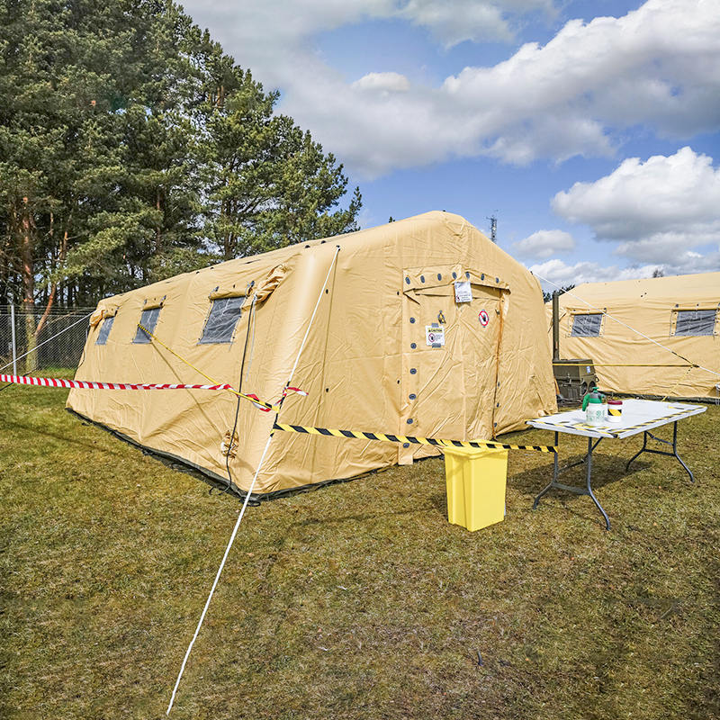 Barraca inflável de implantação rápida média multiuso de baixa pressão 5,6x7,55m