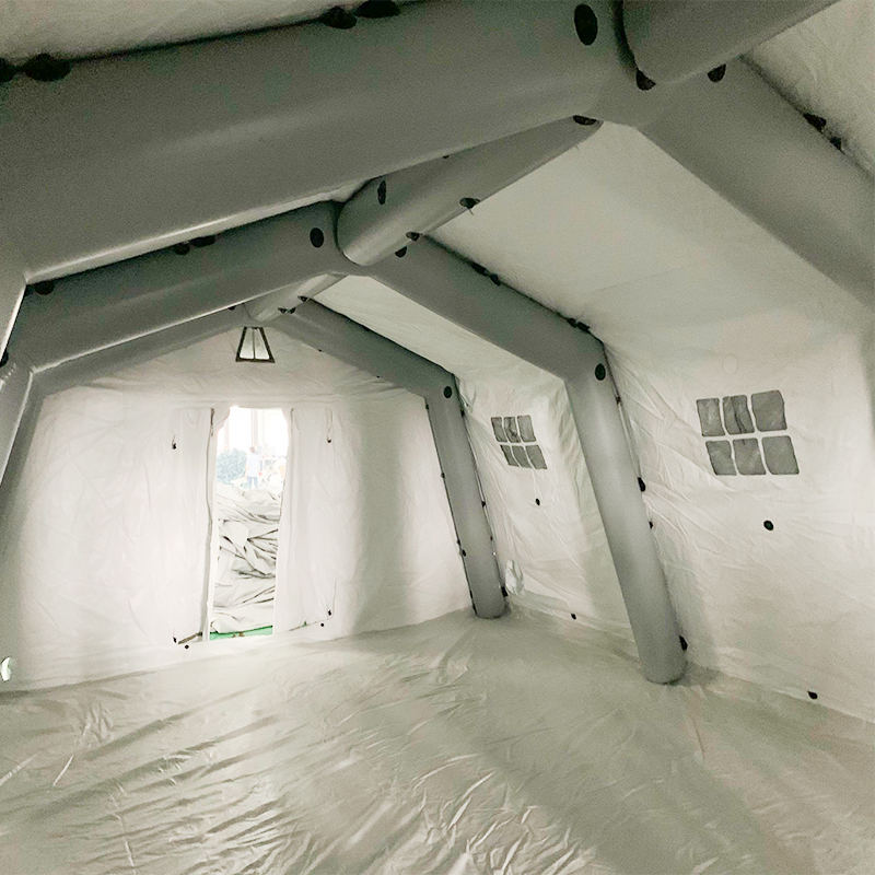 Barraca inflável de implantação rápida média multiuso de baixa pressão 5,6x7,55m