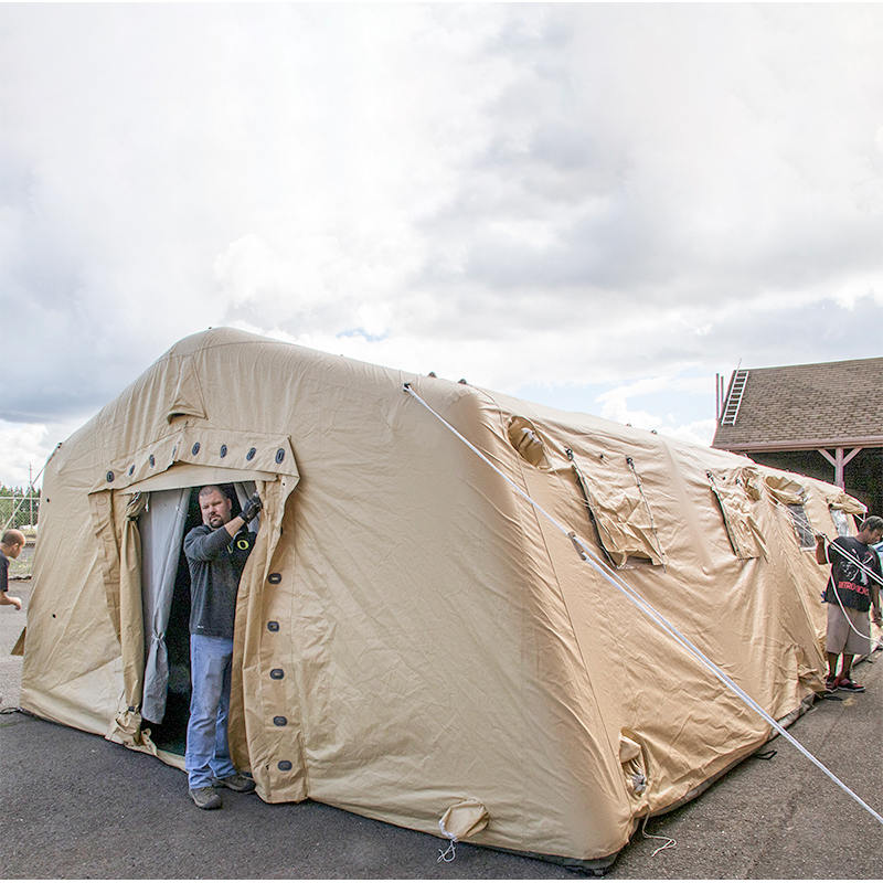 Barraca inflável de baixa pressão do abrigo de implantação rápida média multiuso de 5,6x9,95m