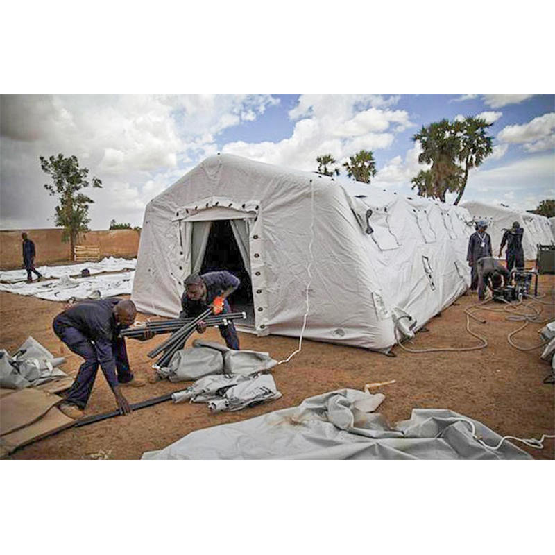 Barraca inflável de baixa pressão do abrigo de implantação rápida média multiuso de 5,6x9,95m