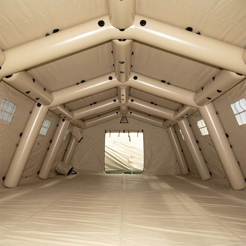 Barraca inflável de baixa pressão do abrigo de implantação rápida média multiuso de 5,6x9,95m