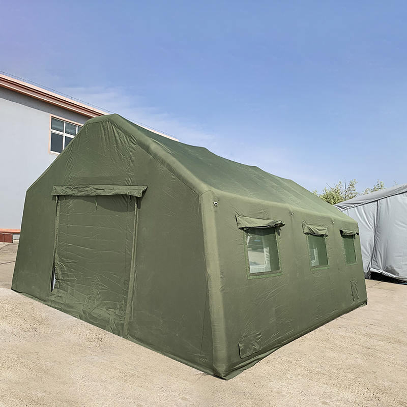 Tenda Inflável de Comando Militar de Implantação Rápida de 30 m²
