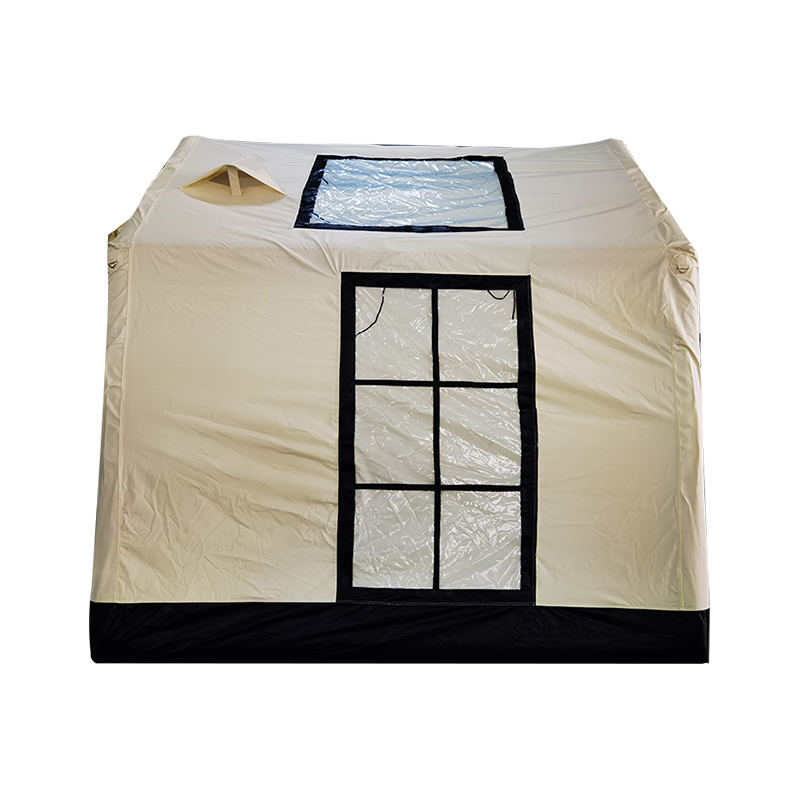 Barraca de acampamento inflável glamour de quatro estações para 2-4 pessoas