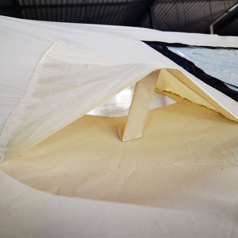 Barraca de acampamento inflável glamour de quatro estações para 2-4 pessoas