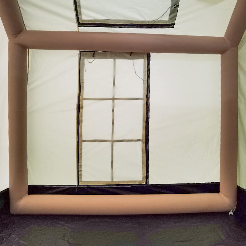 Barraca de acampamento inflável glamour de quatro estações para 2-4 pessoas