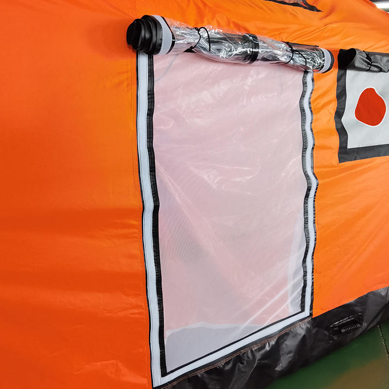 Barraca de acampamento inflável glamour de quatro estações para 2-4 pessoas