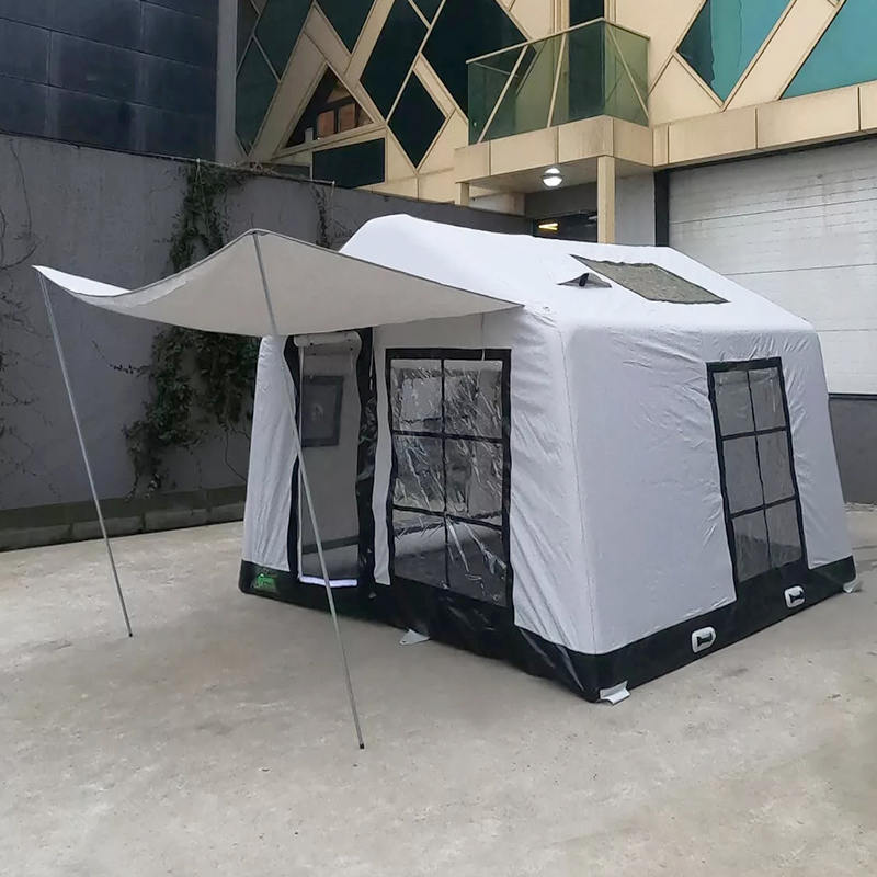 Barraca de acampamento inflável à prova de fogo e antibacteriana do glamour de quatro estações para 8 a 10 pessoas
