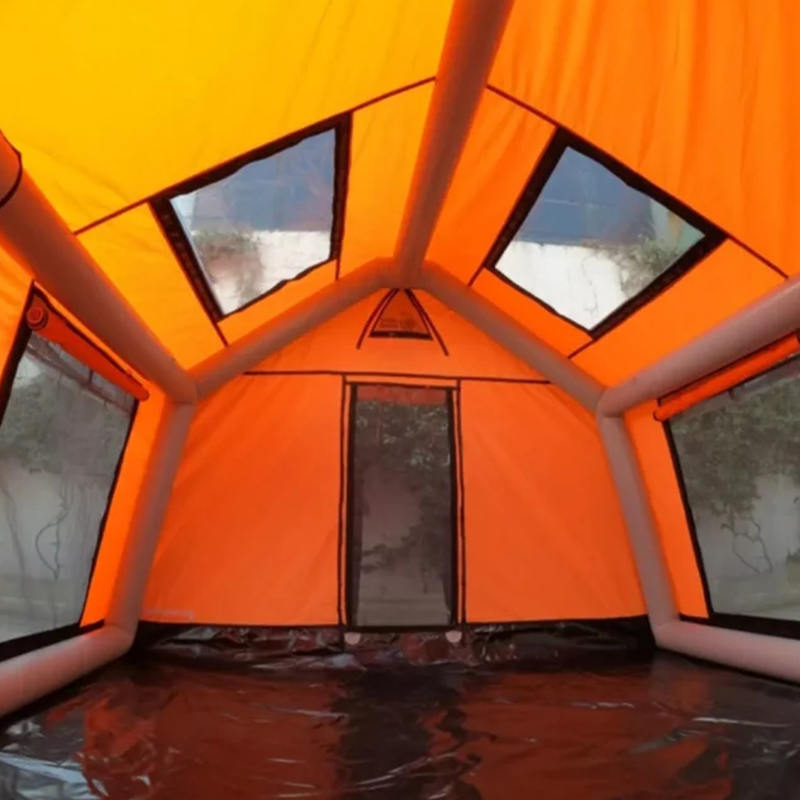 Barraca de acampamento inflável à prova de fogo e antibacteriana do glamour de quatro estações para 8 a 10 pessoas