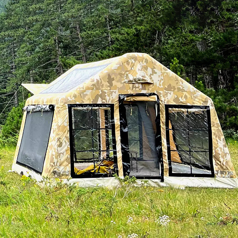Barraca de acampamento inflável do panorama de quatro estações de 8-10 pessoas