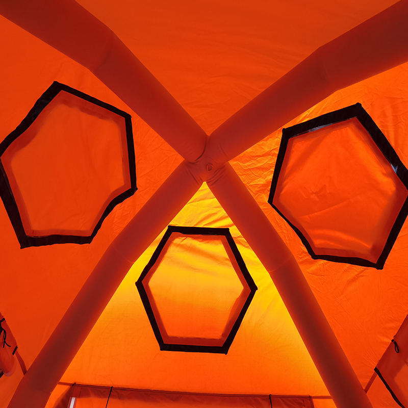 Barraca inflável flutuante para 4 pessoas